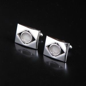 Vintage Modern Swank Cufflinks Silver Tone